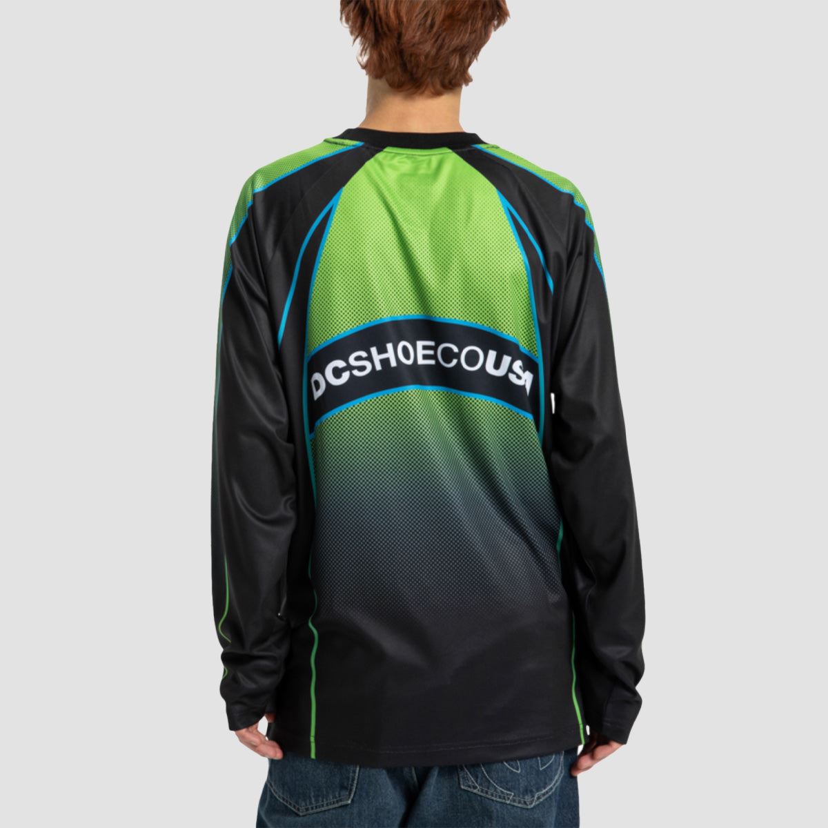 DC Sylem Longsleeve Jersey T-Shirt Lime Green