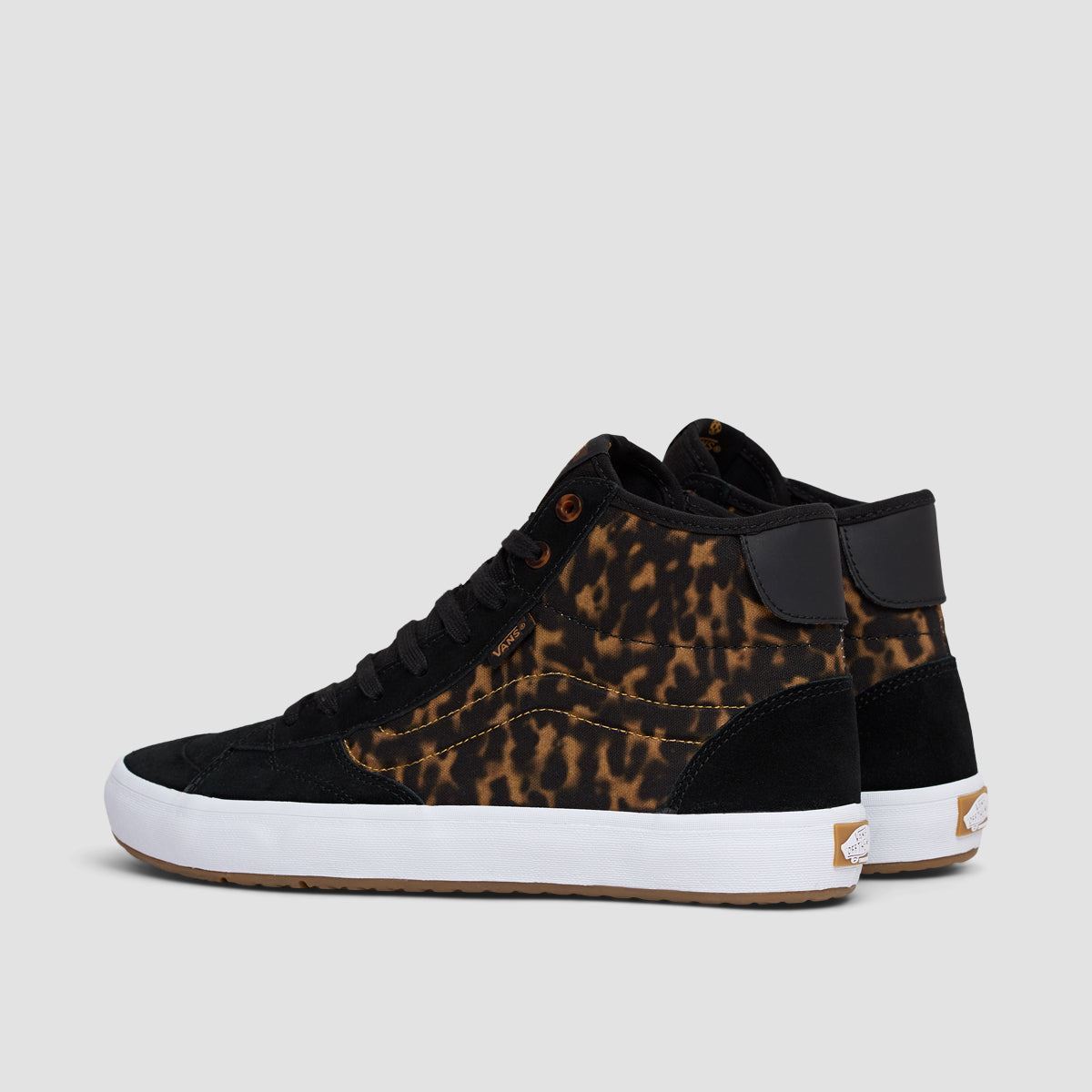 Vans The Lizzie High Top Shoes - Tortoise Dark Brown/Black