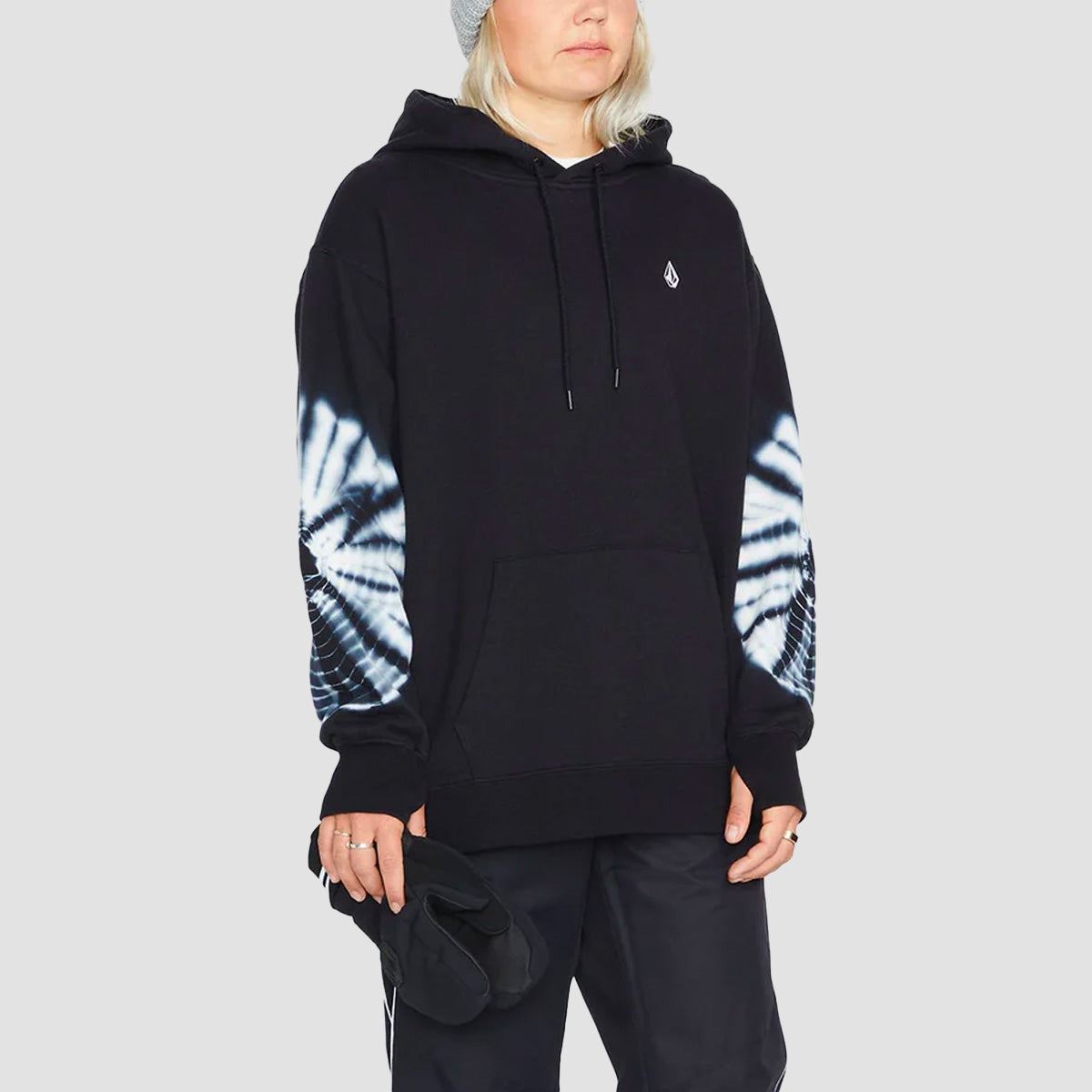 Volcom Costus Pullover Hoodie Black Womens
