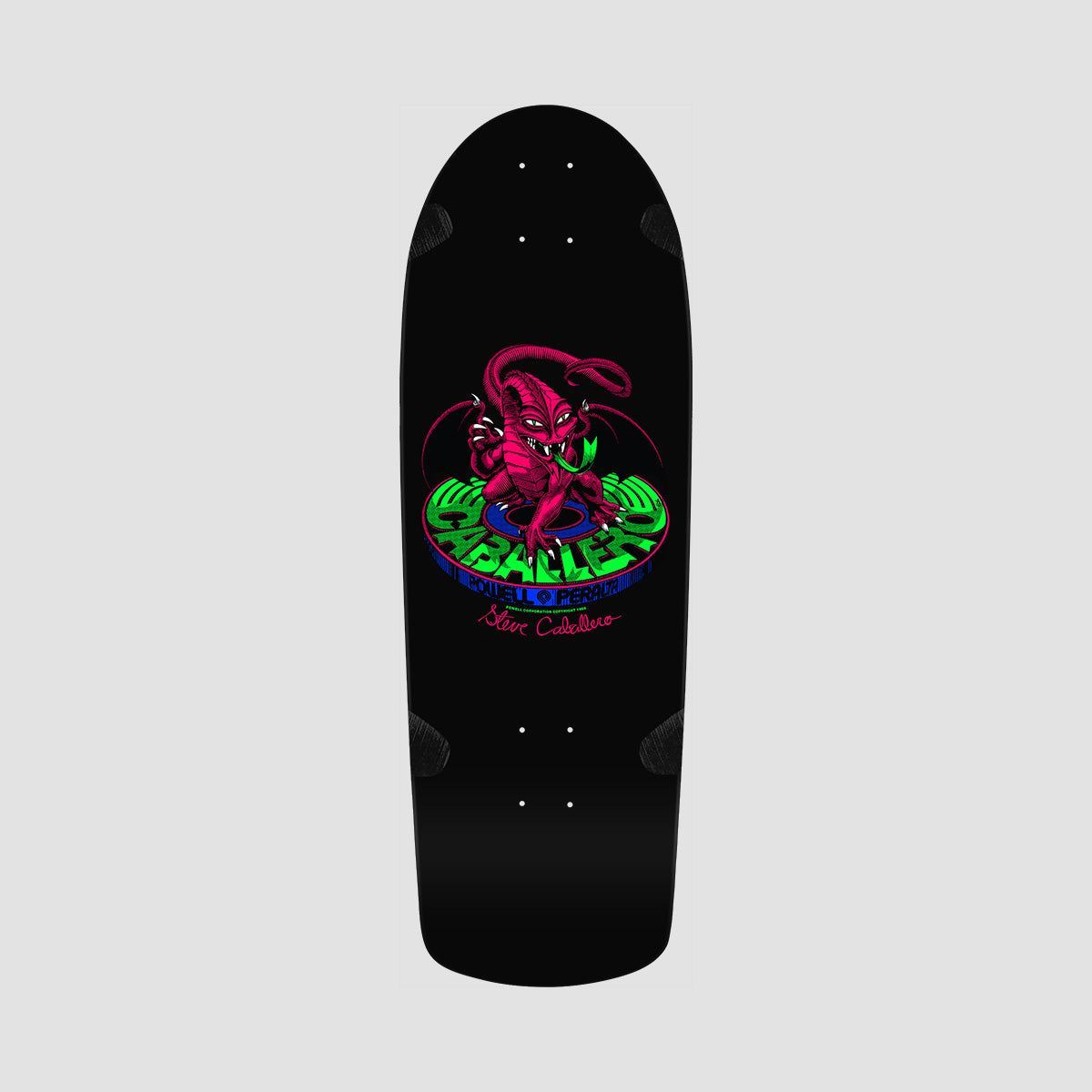 Powell Peralta Bones Brigade Series 14 Blacklight Steve Caballero 258 Skateboard Deck - 10"
