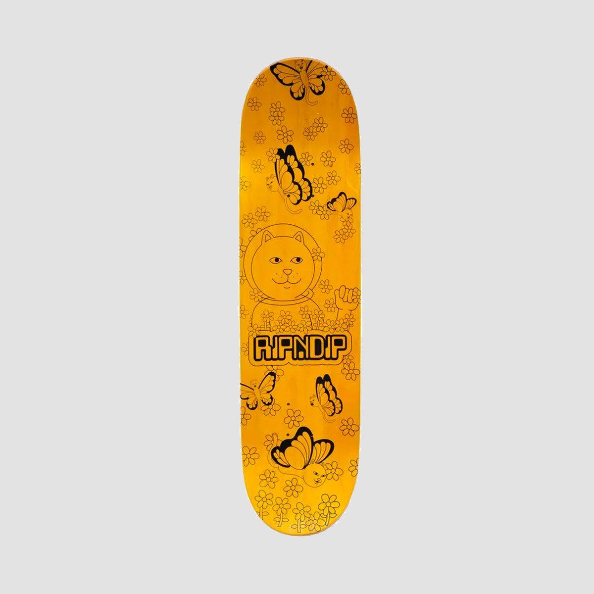 Ripndip Butterfly Skateboard Deck Lavender - 8.5"
