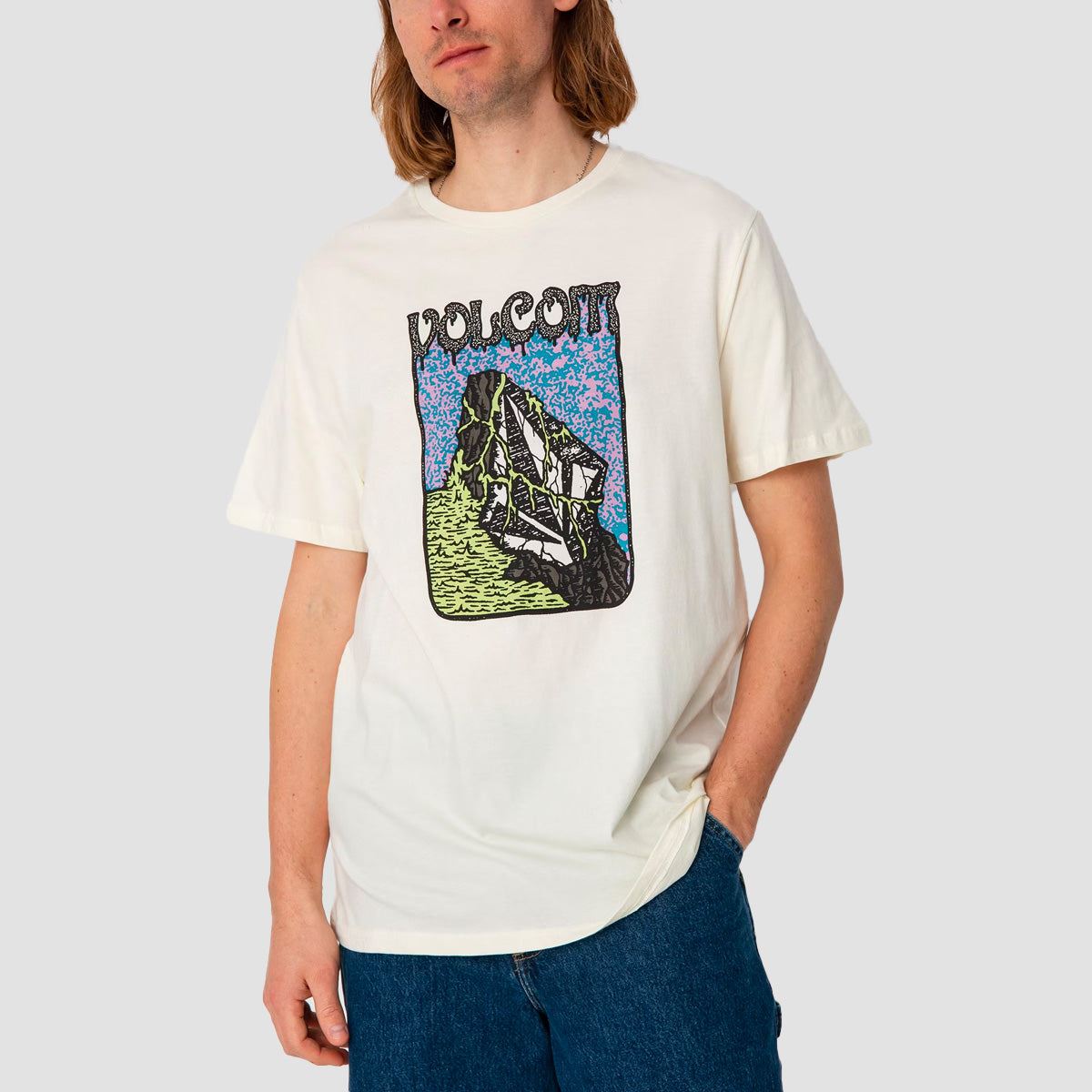 Volcom Submerged FTY T-Shirt Off White