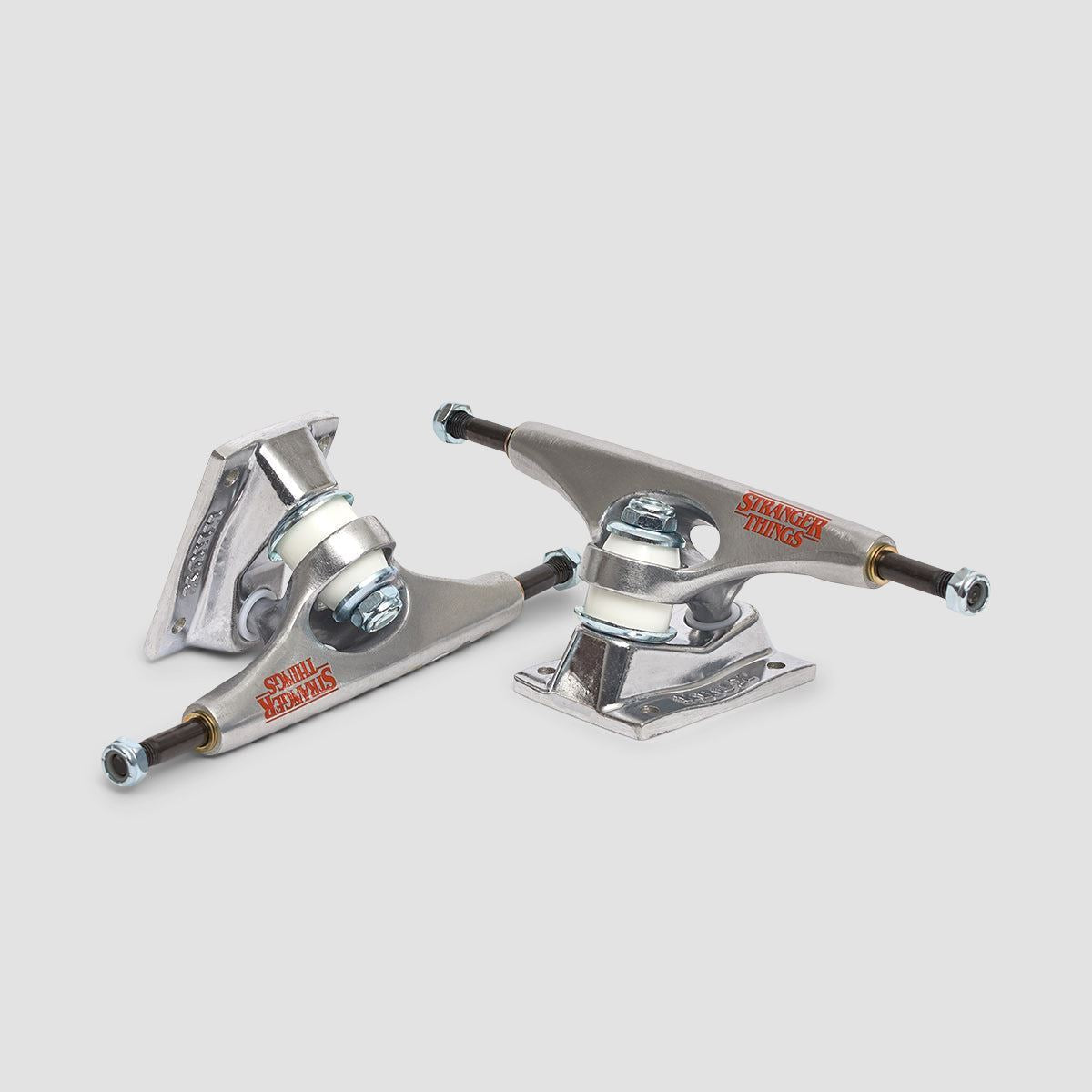 Krux X Stranger Things Crew K5 Standard Skateboard Trucks 1 Pair Polished Silver - 8.5"