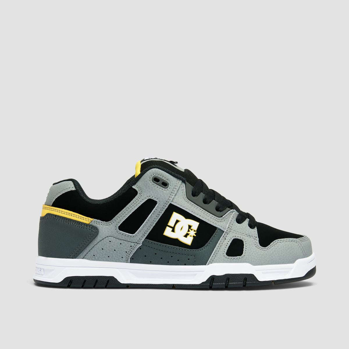 DC Stag Shoes Grey/Yellow