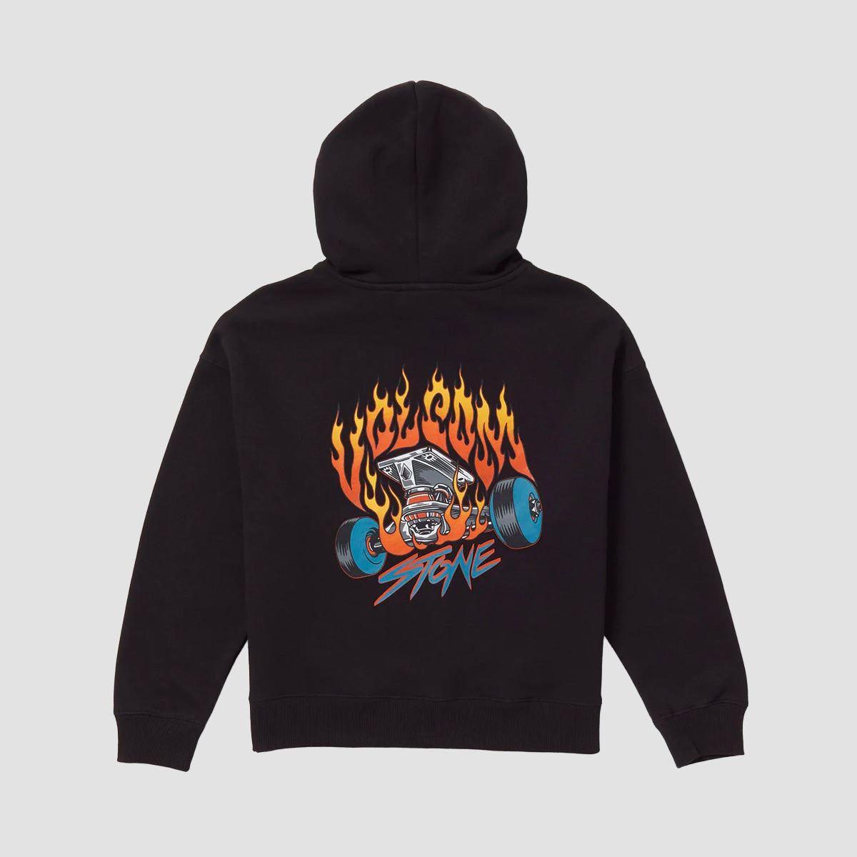 Volcom Trux Pullover Hoodie Black - Kids