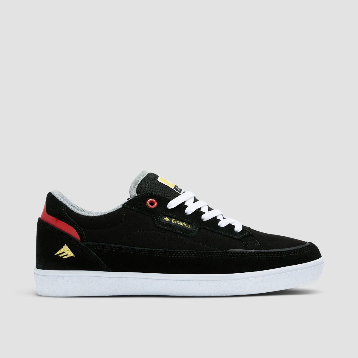 Emerica Gamma Shoes Black/White/Red