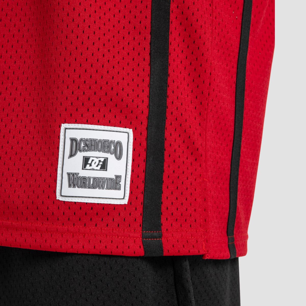 DC Hoops Basketball Jersey Vest Barbados Cherry