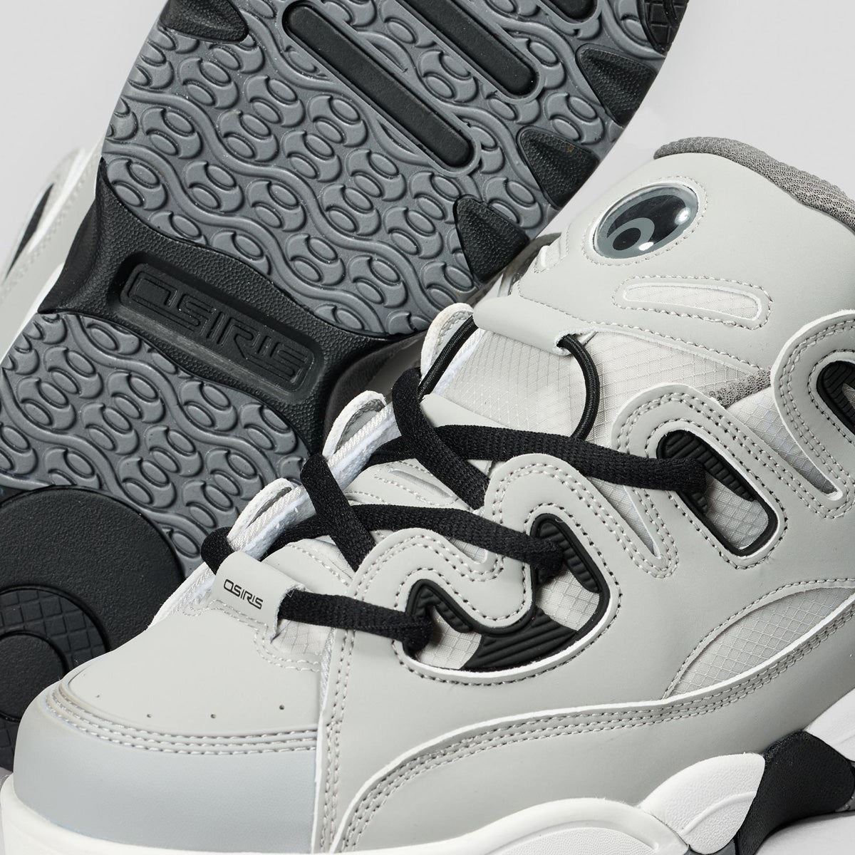 Osiris D3 E Shoes - Grey/Grey/Black