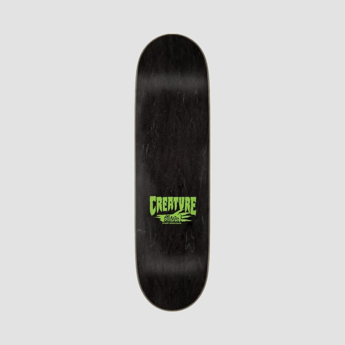 Creature Logo Outline Stumps Skateboard Deck Various Stains - 8.25"