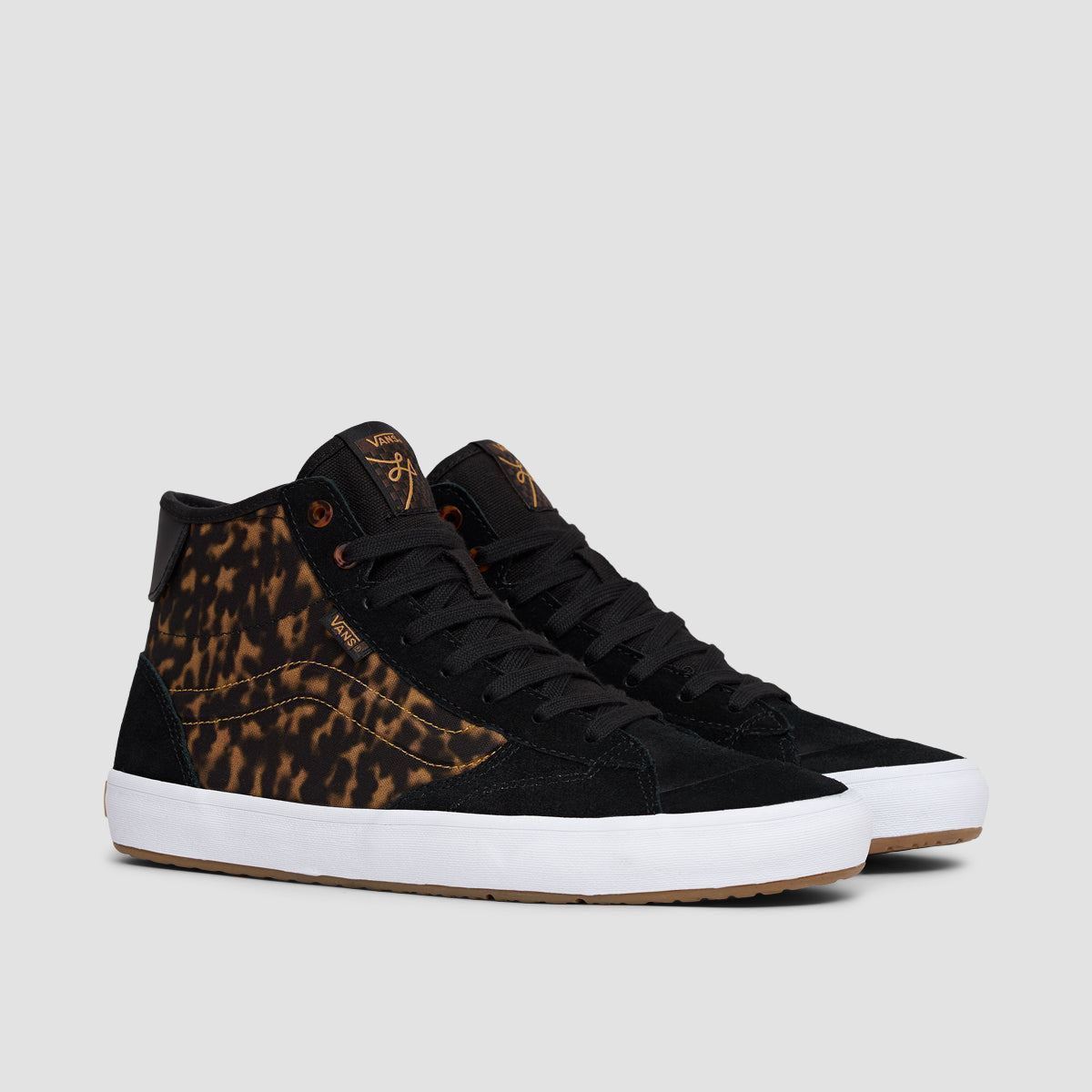 Vans The Lizzie High Top Shoes - Tortoise Dark Brown/Black