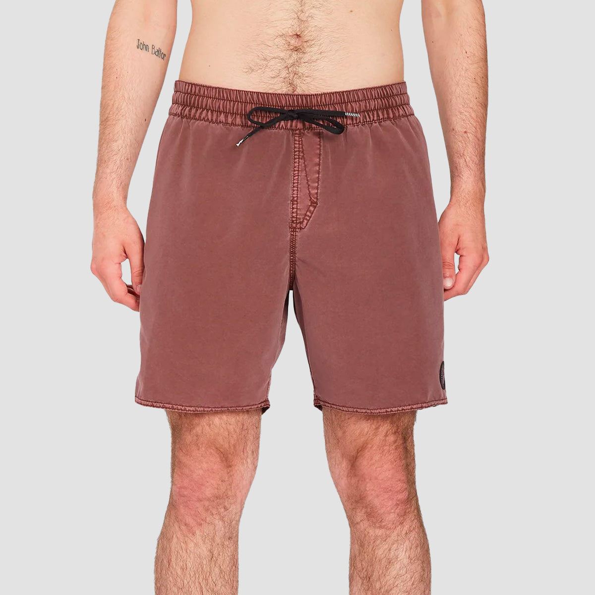 Volcom Center 17" Boardshorts Bordeaux Brown