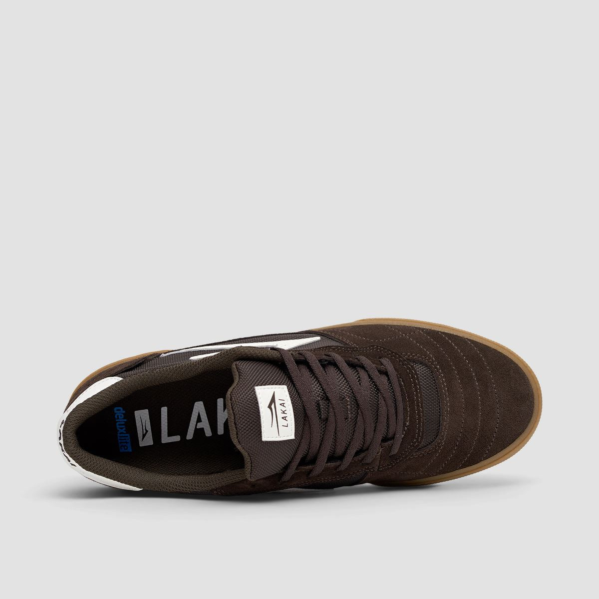 Lakai Cambridge Shoes - Chocolate/Light Blue UV Suede
