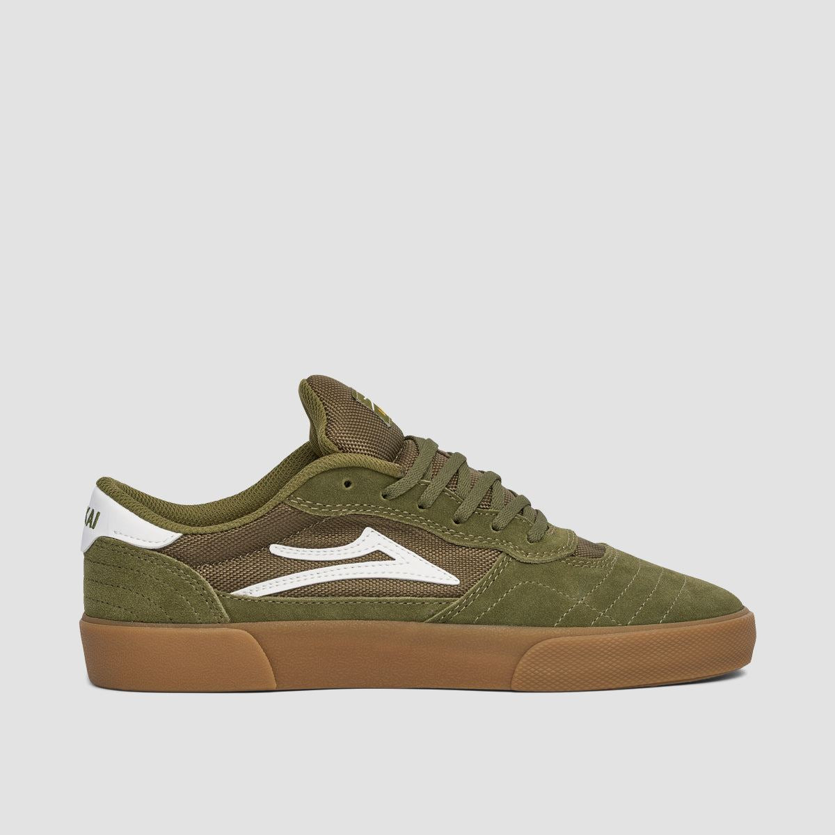 Lakai Cambridge Shoes - Olive Suede