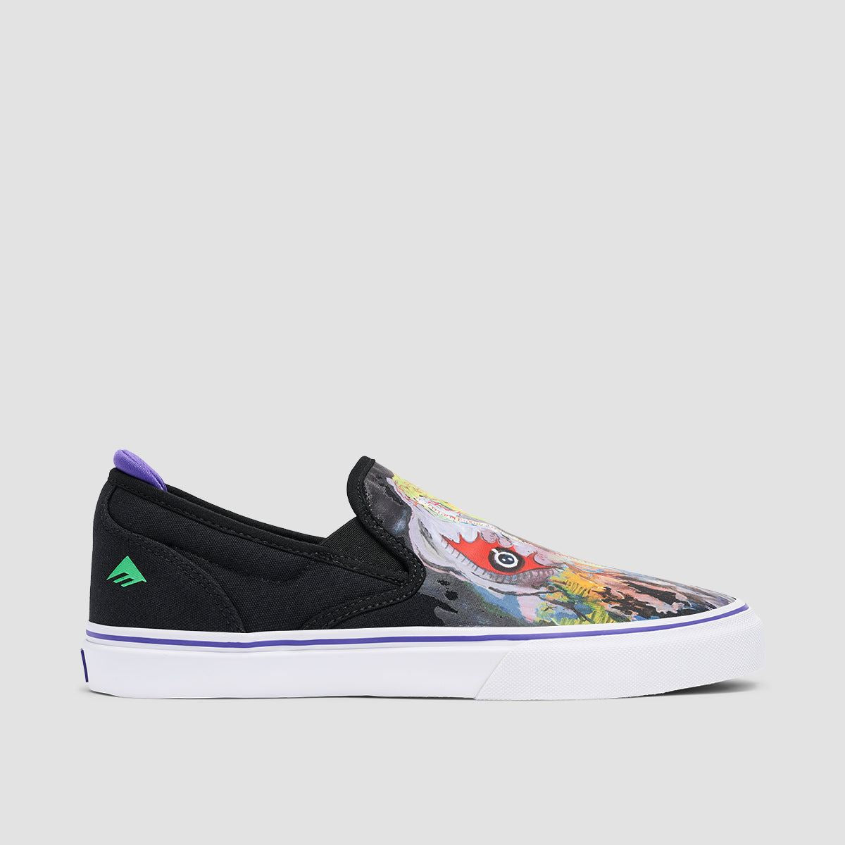 Emerica Wino G6 X Dinosaur Jr. Slip On Shoes Black/Purple