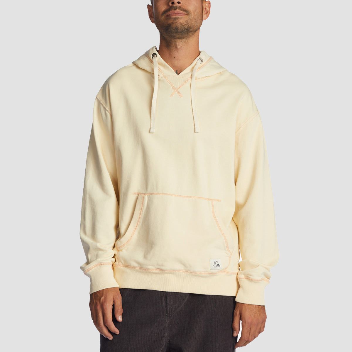 Quiksilver Tripaway Pullover Hoodie Almond Cream