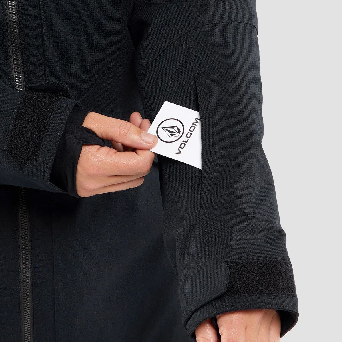Volcom Shelter 3D Stretch Snow Jacket Black - Womens