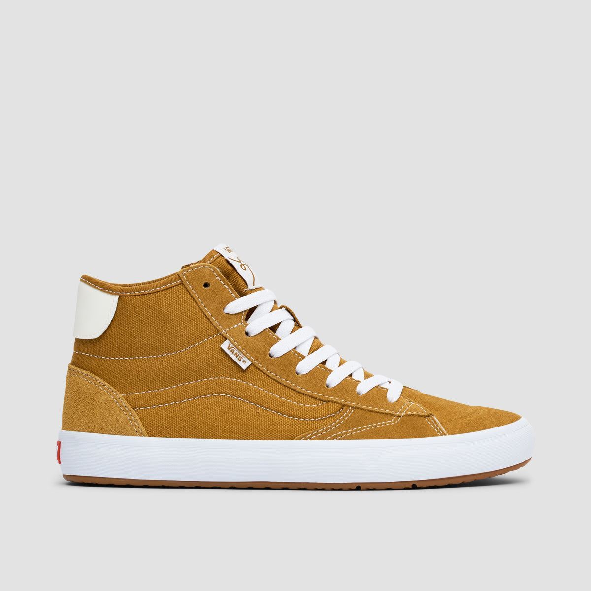 Vans The Lizzie High Top Shoes - Gold/White