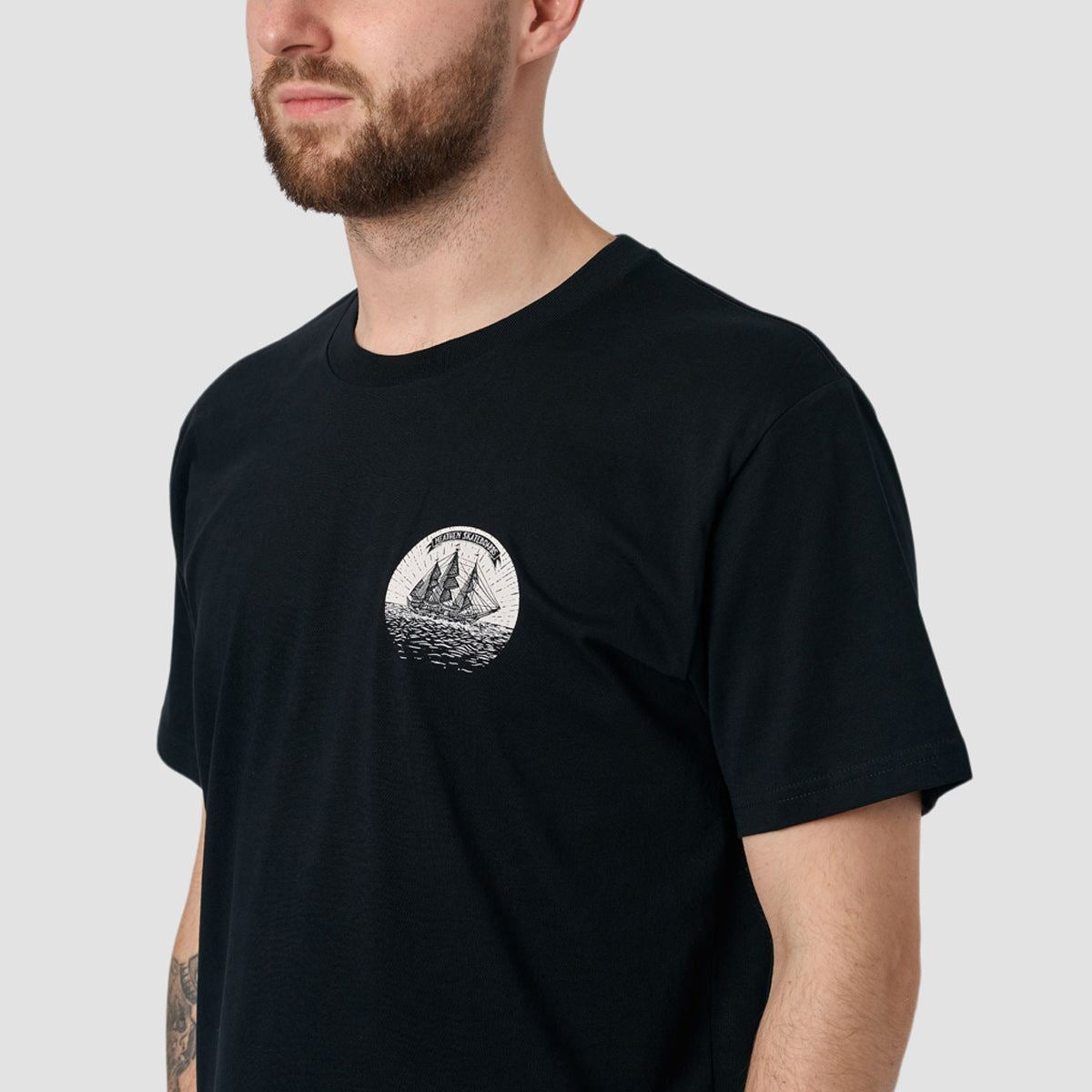 Heathen Moby T-Shirt Black