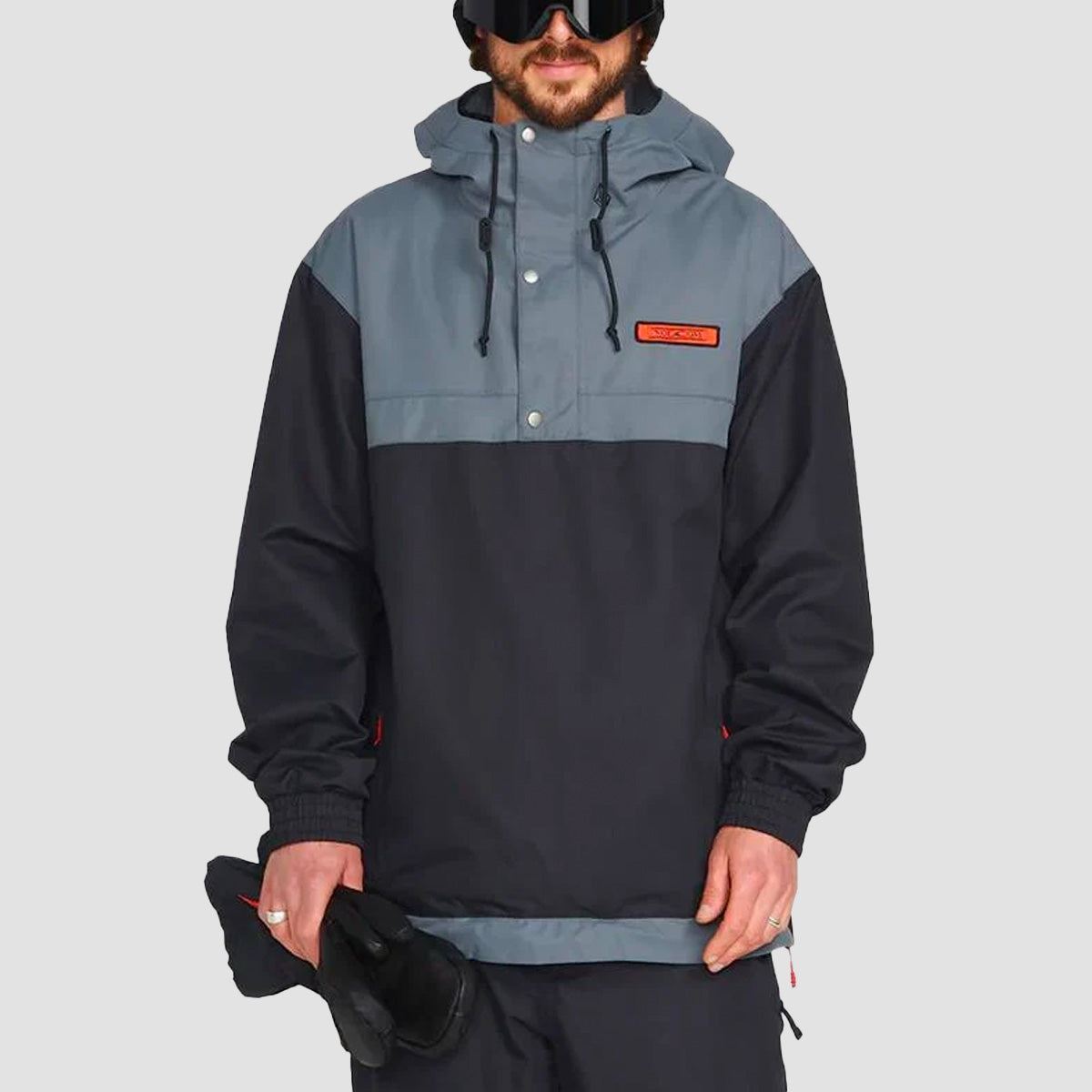 Volcom Longo Pullover Snow Jacket Black