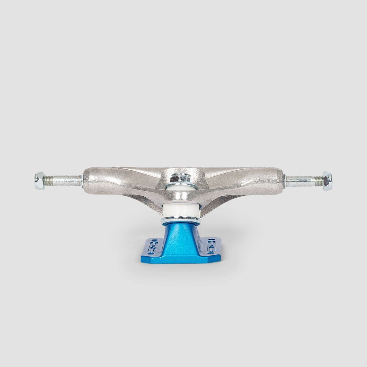 Enuff Decade Pro Satin 139 Skateboard Trucks 1 Pair Raw/Blue - 8"