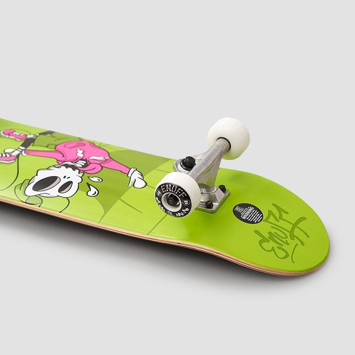 Enuff Skully Mini Skateboard Green - 7.25"
