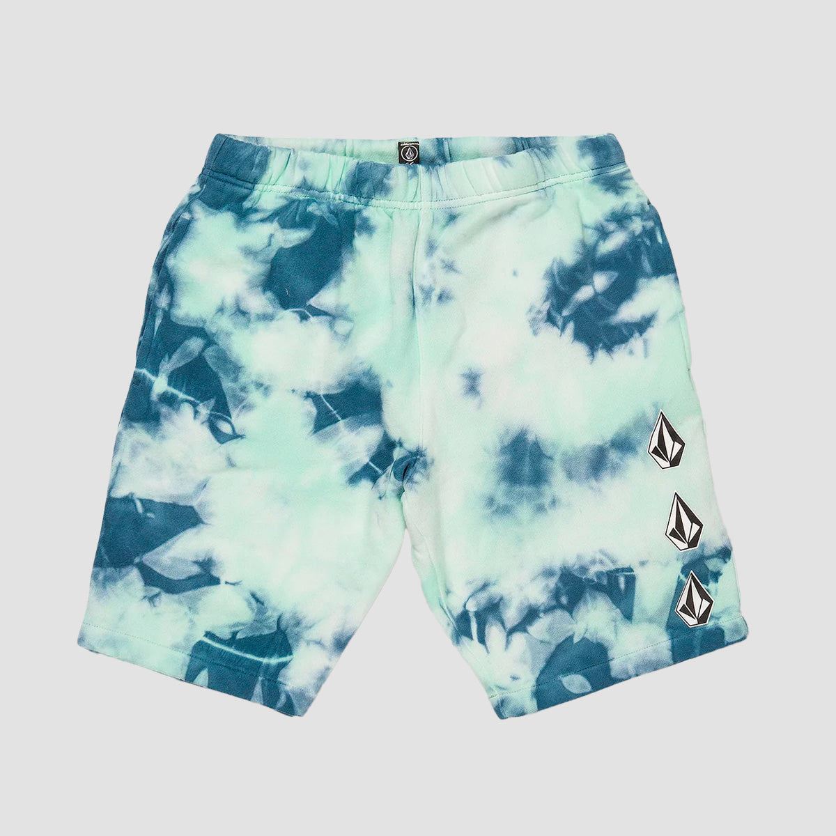Volcom Iconic Stone Plus Sweat Shorts Temple Teal - Kids