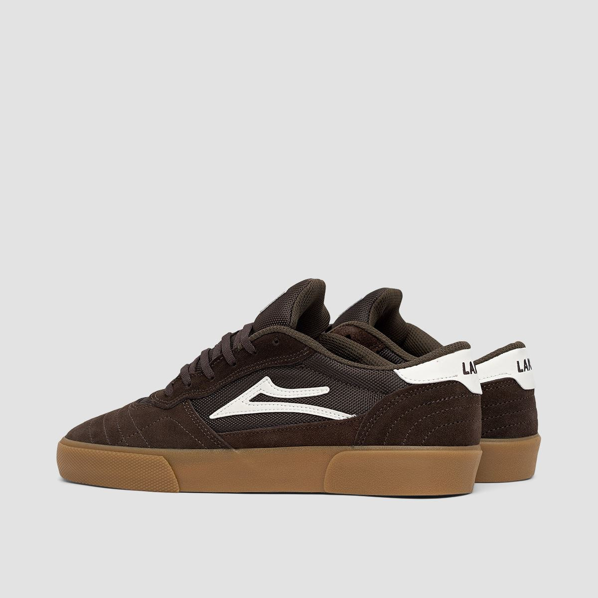 Lakai Cambridge Shoes - Chocolate/Light Blue UV Suede