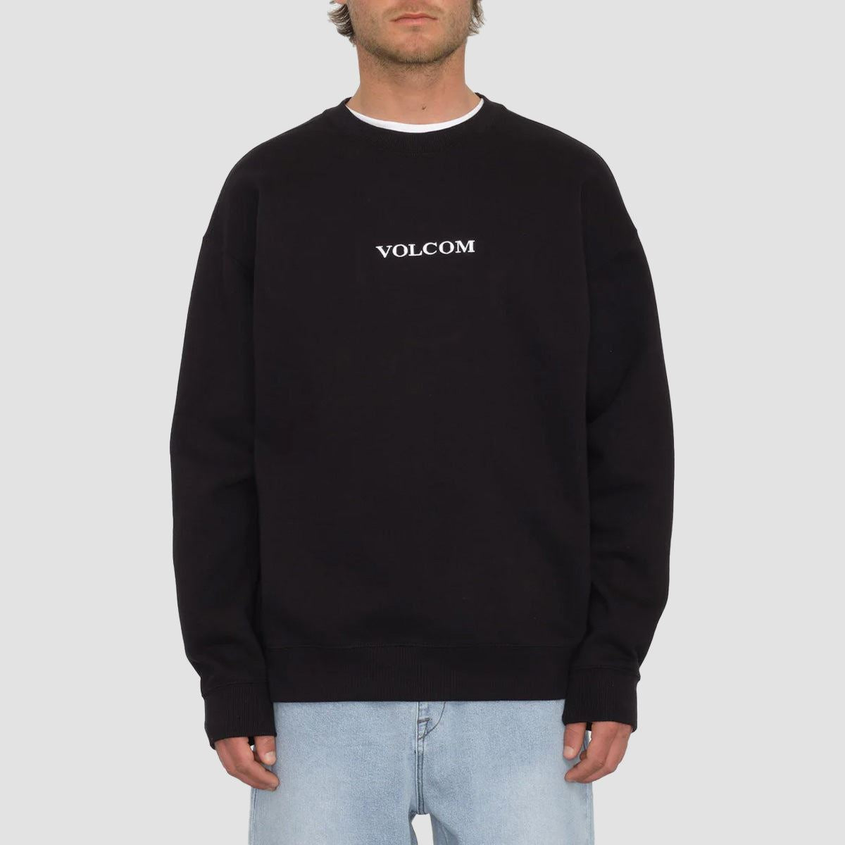 Volcom Stone Crew Sweatshirt Black