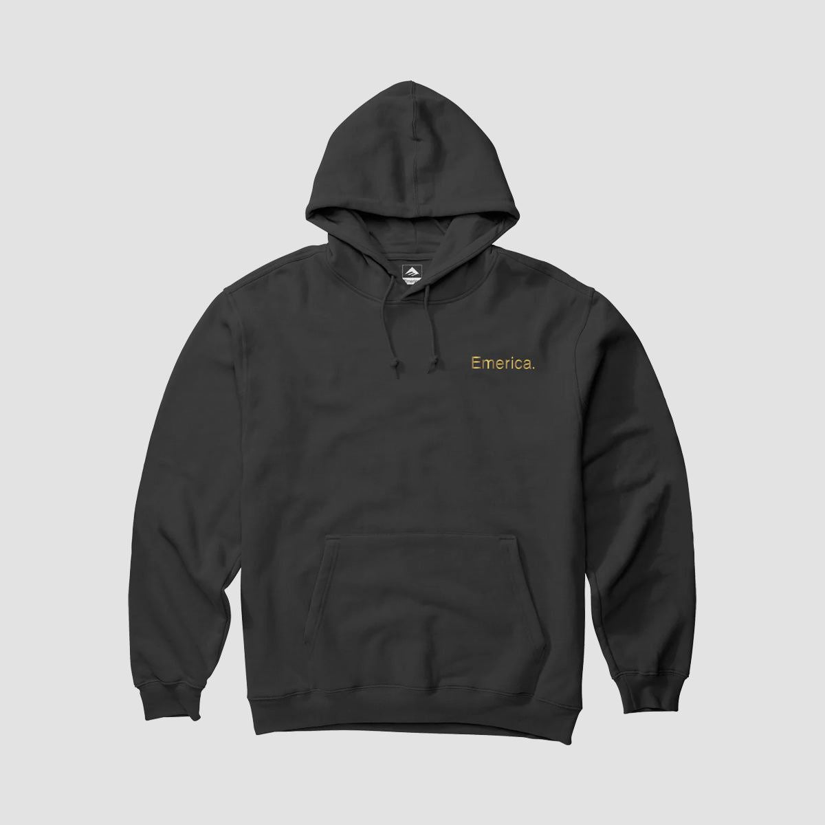 Emerica Lockup Pullover Hoodie Black/Gold