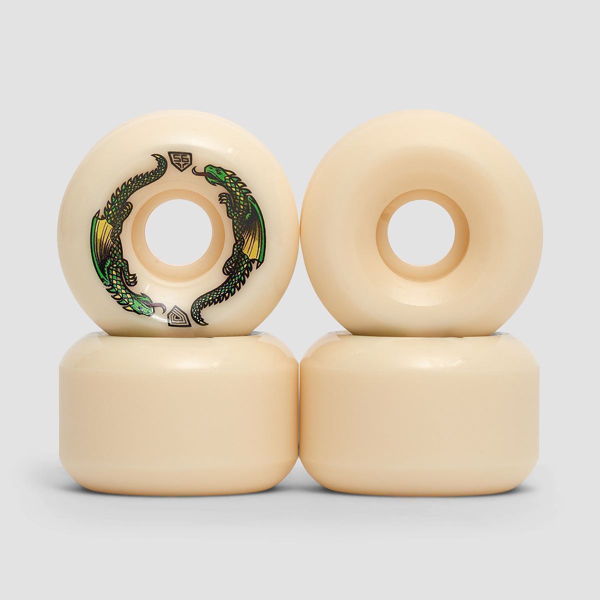 POWELL DRAGON FORMULA 52×31mm 93A Powell Peralta Dragon 52mm X 31mm 93a White - CalStreets BoarderLabs