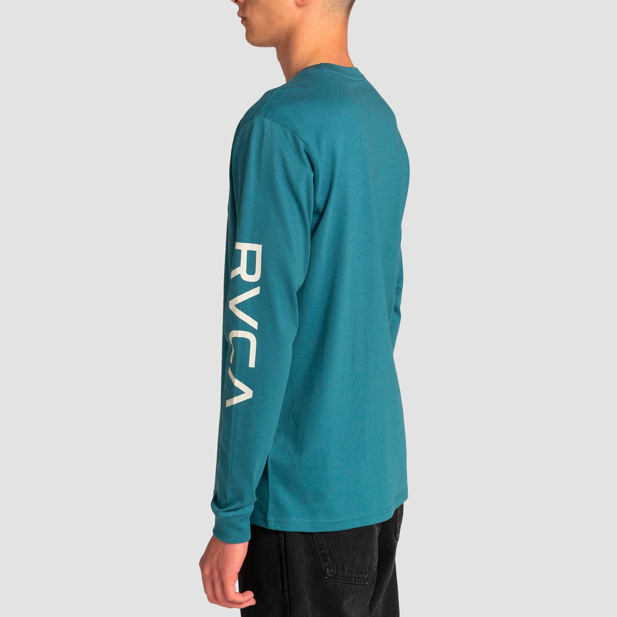 RVCA Big RVCA Sleeve Longsleeve T-Shirt Duck Blue