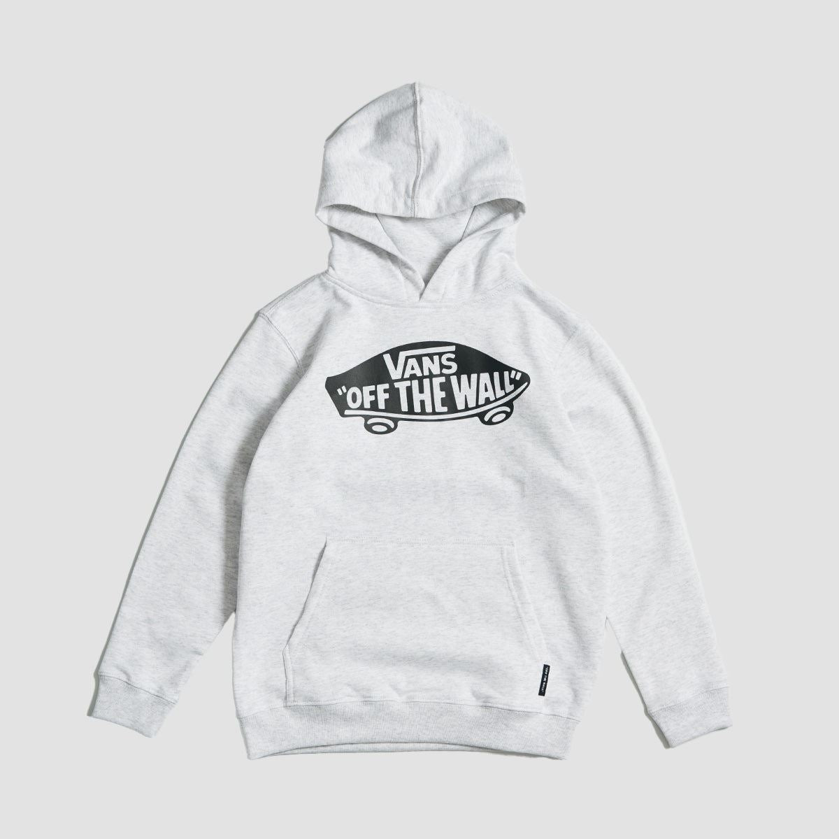 Vans Classic Off The Wall Pullover Hoodie White Heather Kids