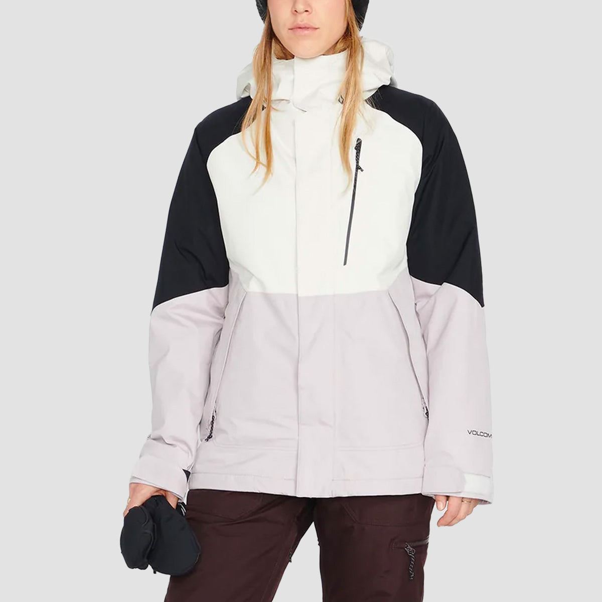 Volcom Aris Ins Gore Tex Snow Jacket Amethyst Smoke Womens