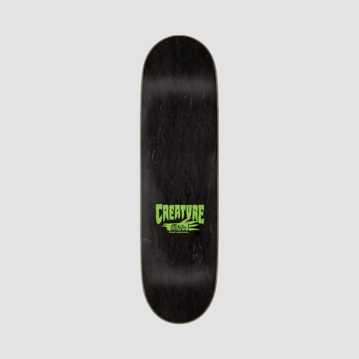 Creature Logo Outline Stumps Skateboard Deck Various Stains - 8.25"