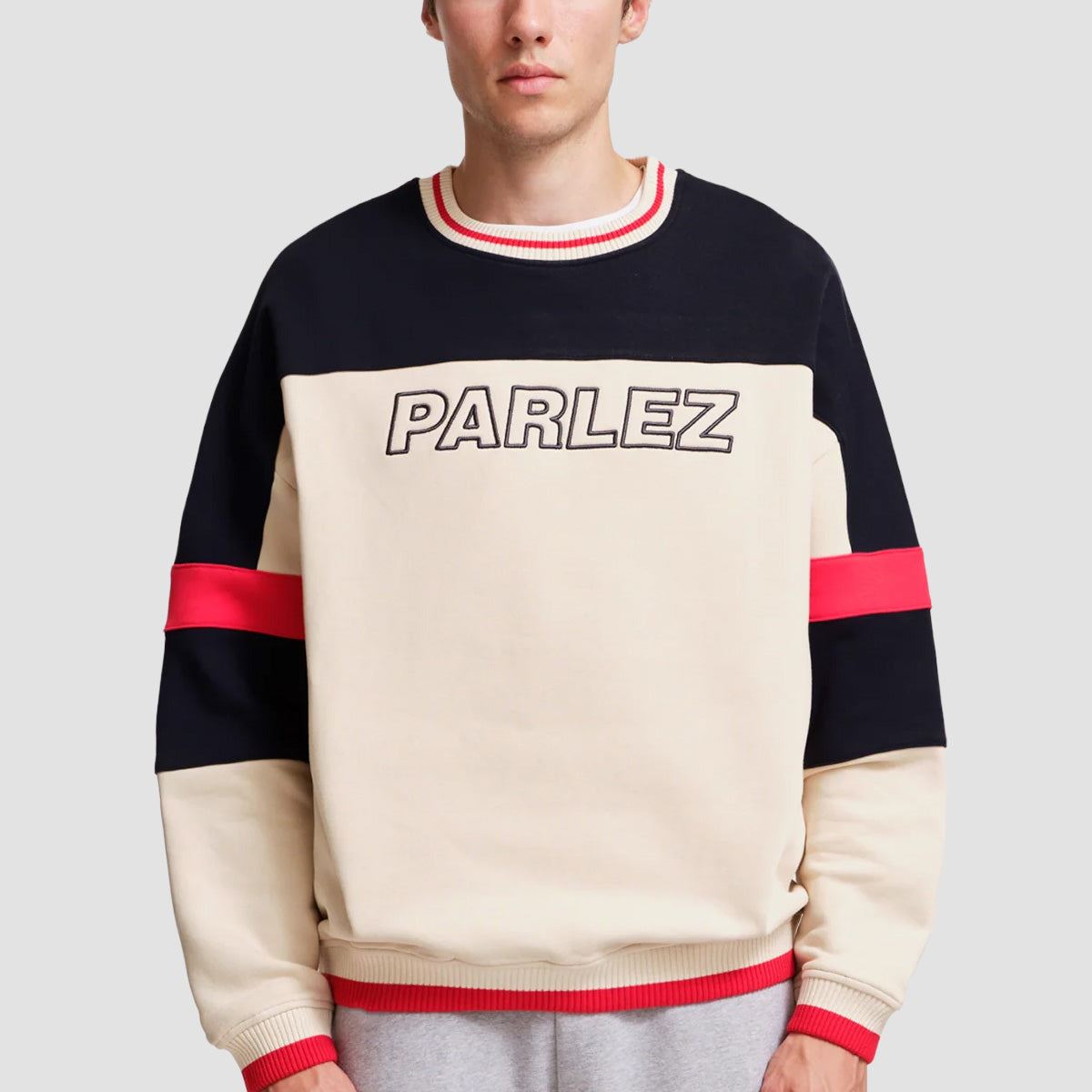 Parlez Club Oversized Crew Sweatshirt Midnight
