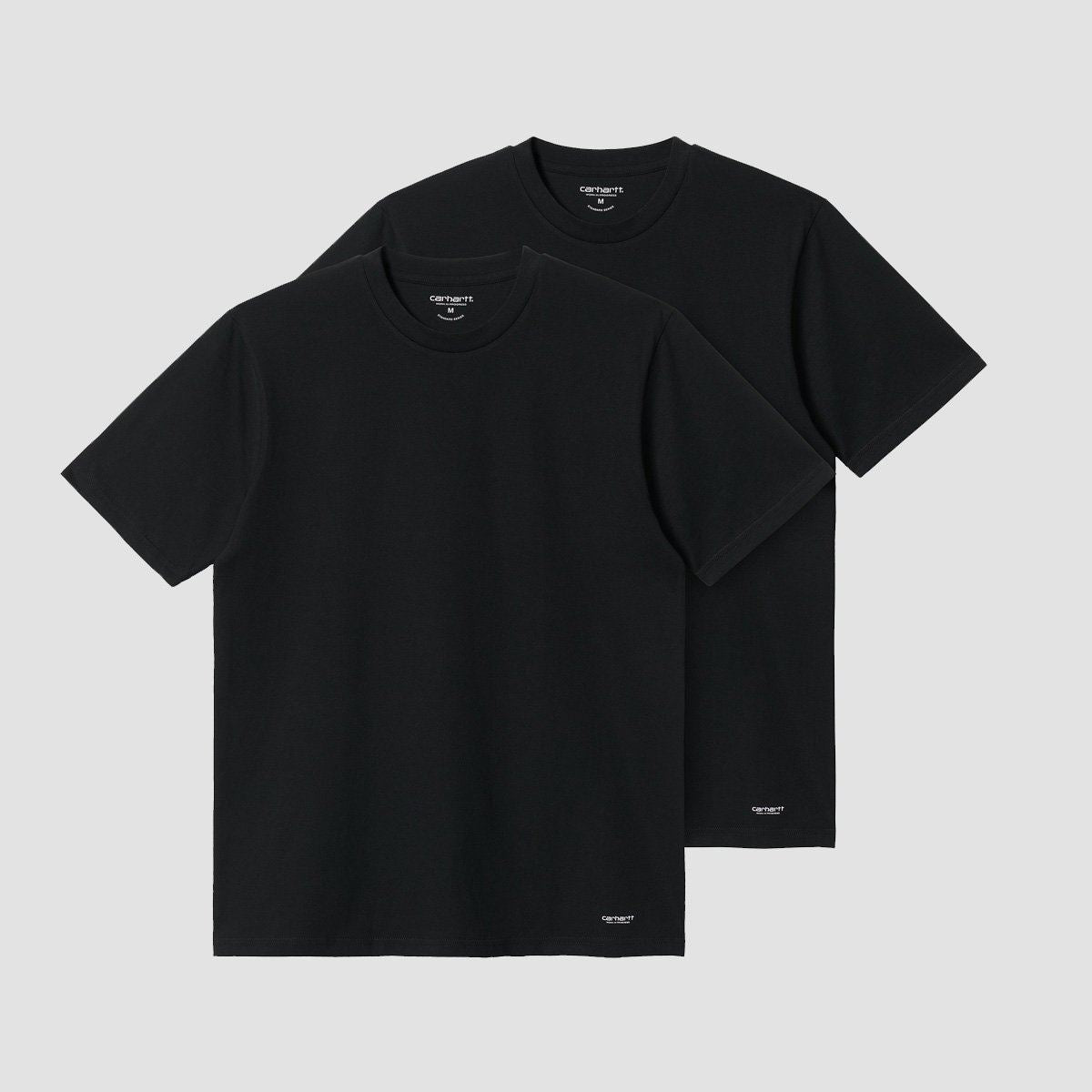 Carhartt WIP Standard Crew Neck T-Shirt 2 Pack Black/Black