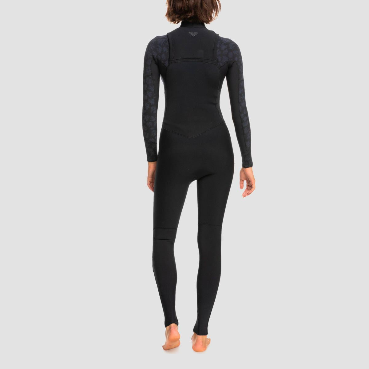 Roxy Swell Series 4/3mm Chest Zip Wetsuit Black - Womens