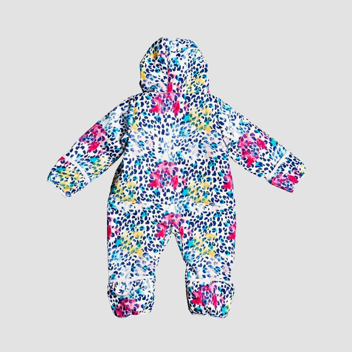Roxy Rose Jumpsuit Bright White Leopold - Baby Girls