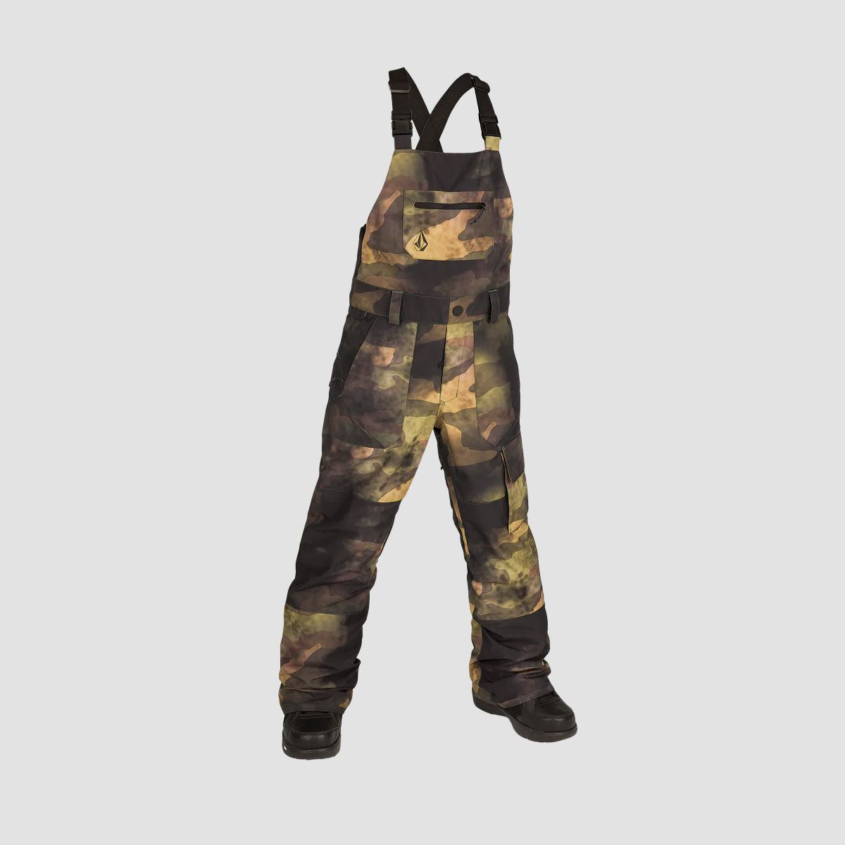 Volcom Barkley Ins Snow Bib Overall Camouflage - Kids