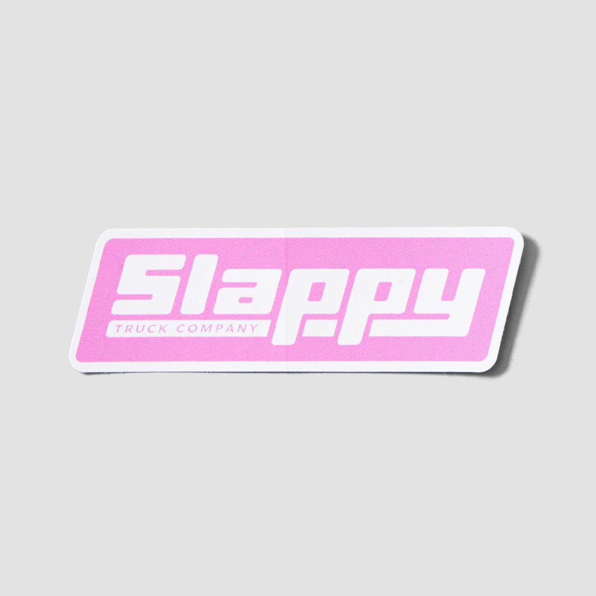 Slappy OG Logo Sticker White/Lilac 110x35mm