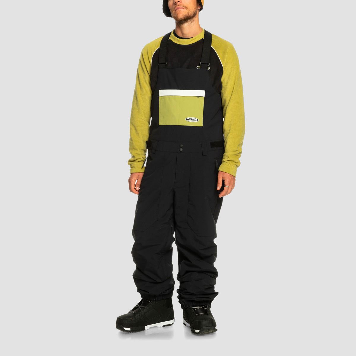 Quiksilver Fly High Bib Snow Pants True Black