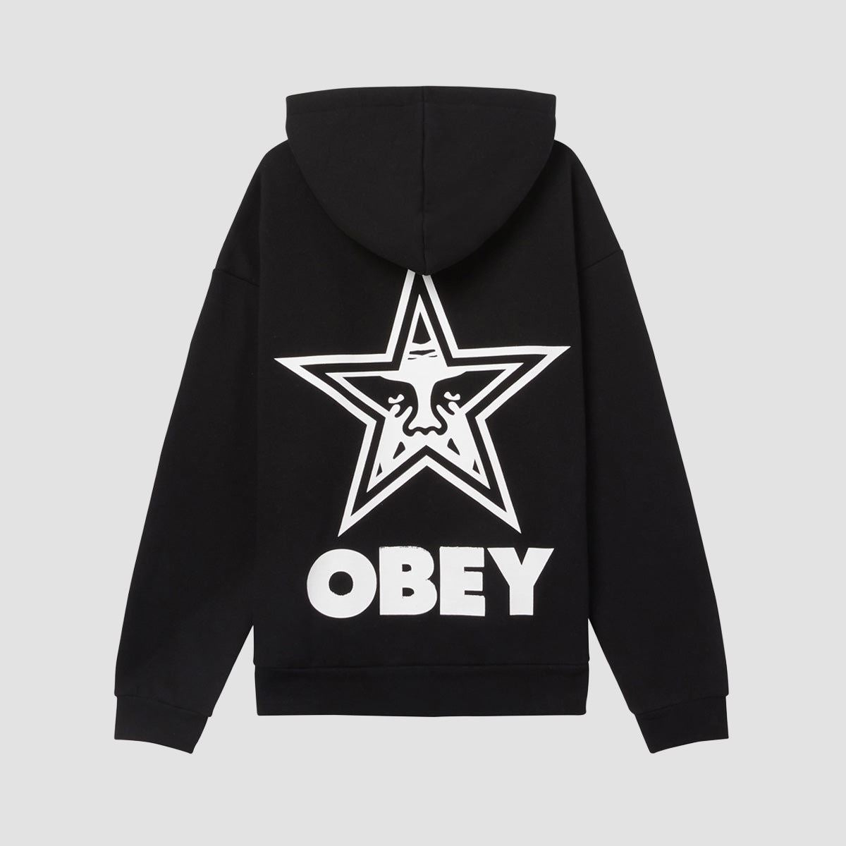 OBEY Bold Star Extra Heavy Pullover Hoodie Black