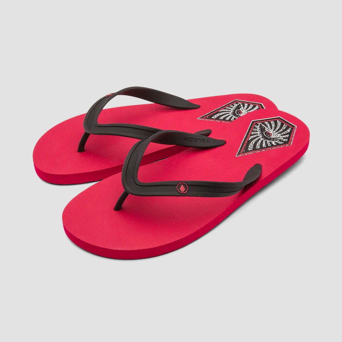 Volcom Rocker 2 Sandals Ribbon Red