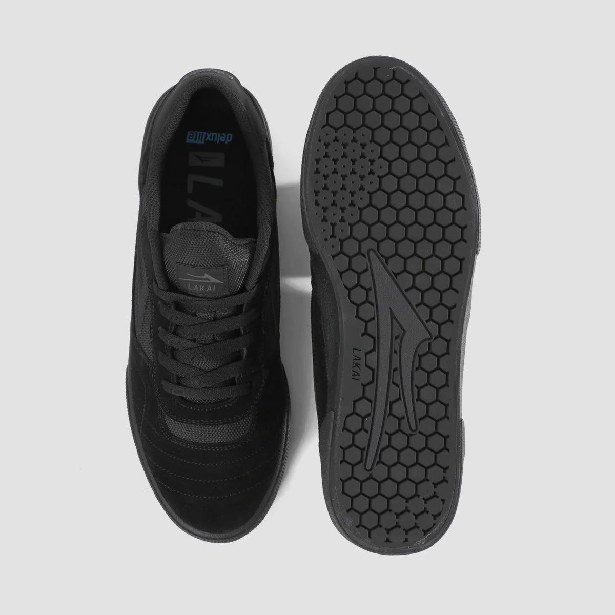 Lakai Cambridge Shoes - Black/Black Suede