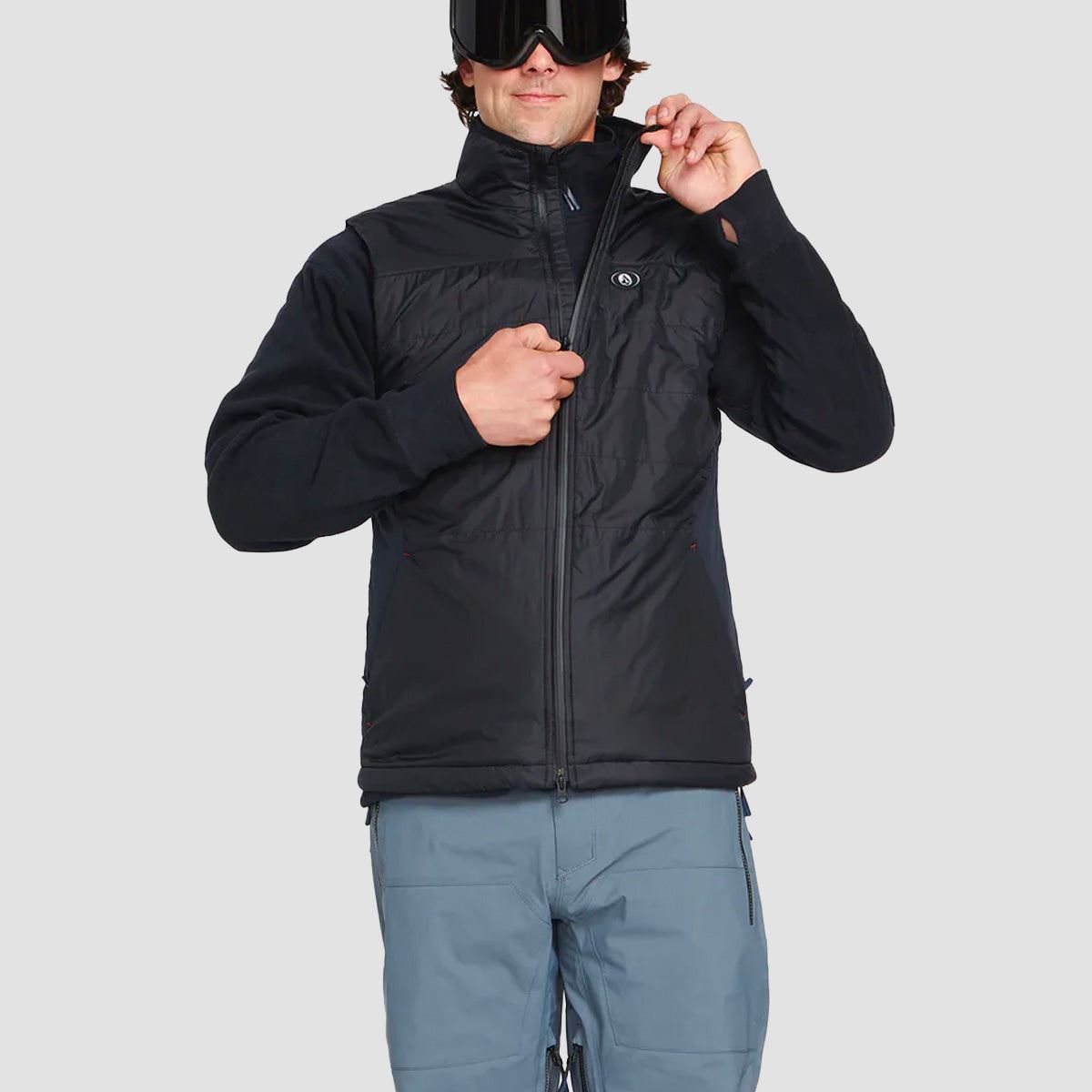 Volcom Utility Puff Vest Jacket Black
