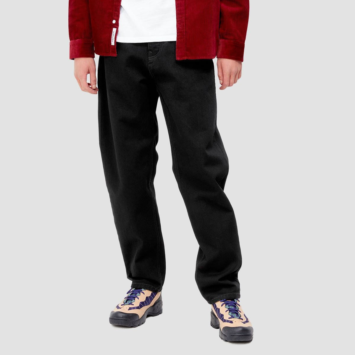 Carhartt WIP Newel Relaxed Tapered Jeans Black One Wash