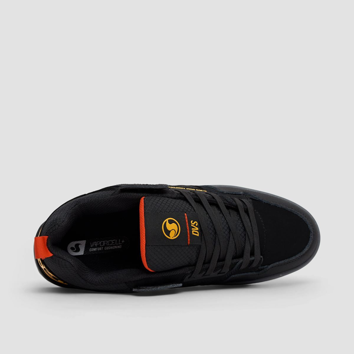 DVS Comanche 2.0+ Shoes - Black/Yellow/Red Nubuck