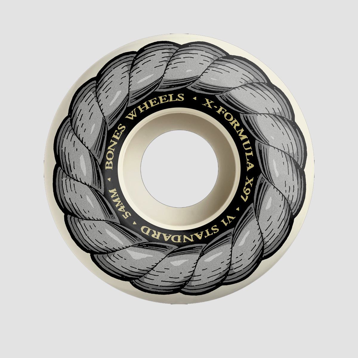 Bones X-Formula XF Standard V1 97A Skateboard Wheels White 54mm