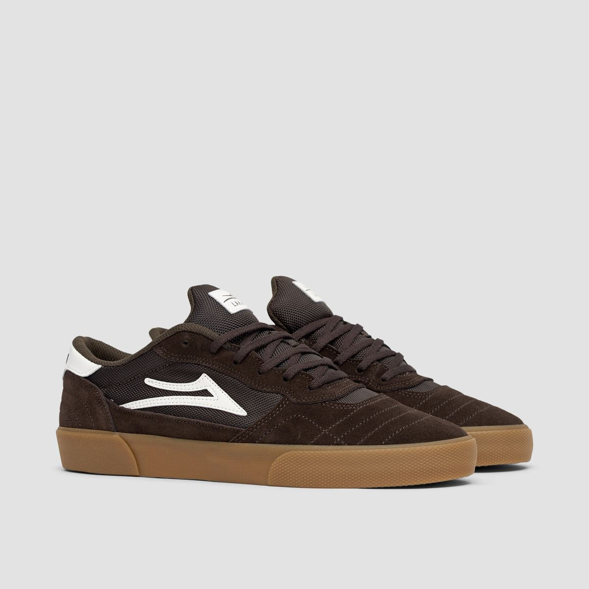 Lakai Cambridge Shoes - Chocolate/Light Blue UV Suede
