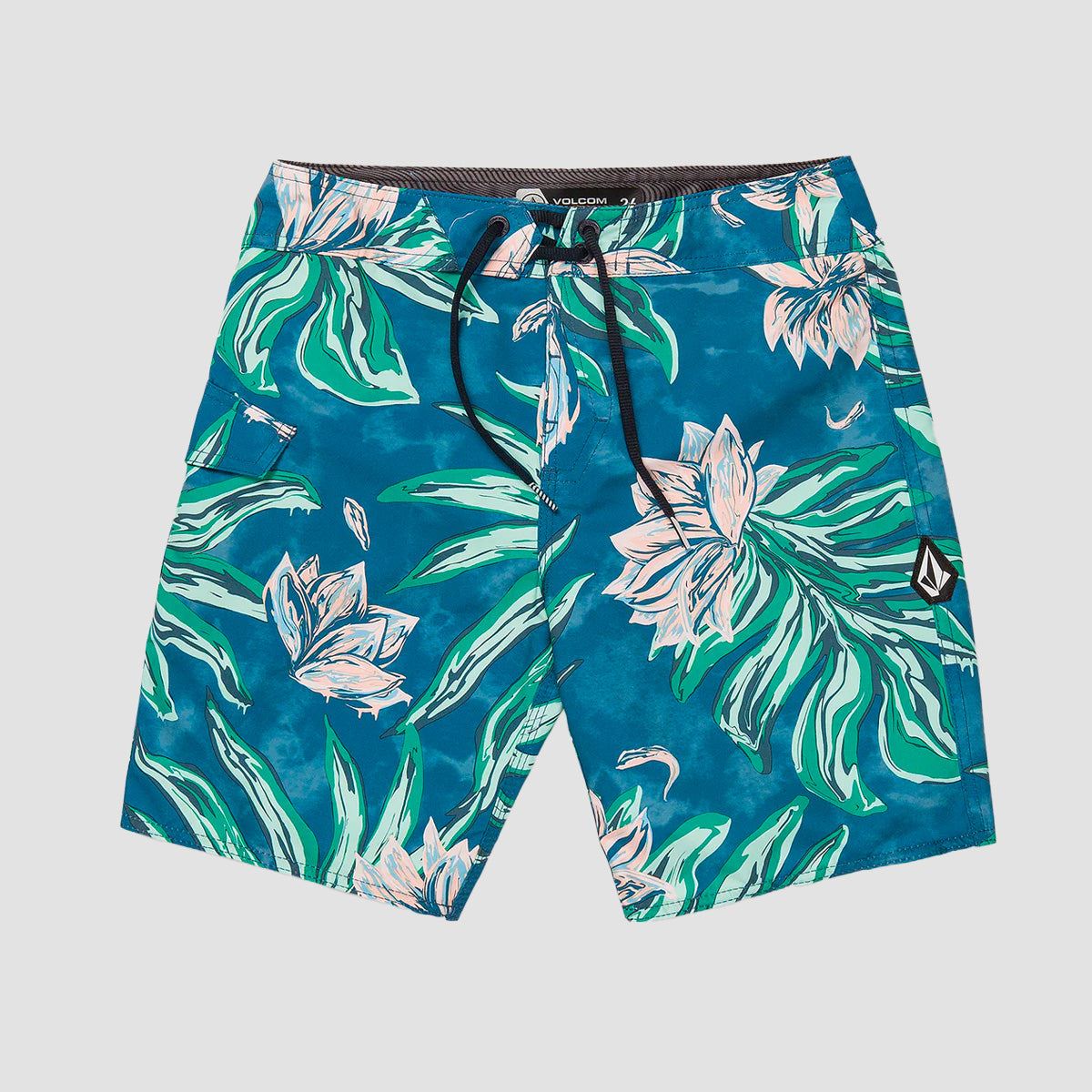 Volcom Polydactal Mod 16" Boardshorts Aged Indigo - Kids